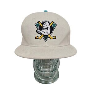Anaheim Ducks Cap San Manuel Indian Mission Flat Bill Hat Mighty Ducks Logo 2024